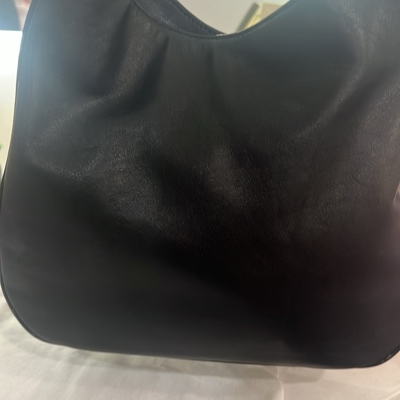 Kate Spade leather bag with dust bag and shopping bag. EUC black - Picture 14 of 17